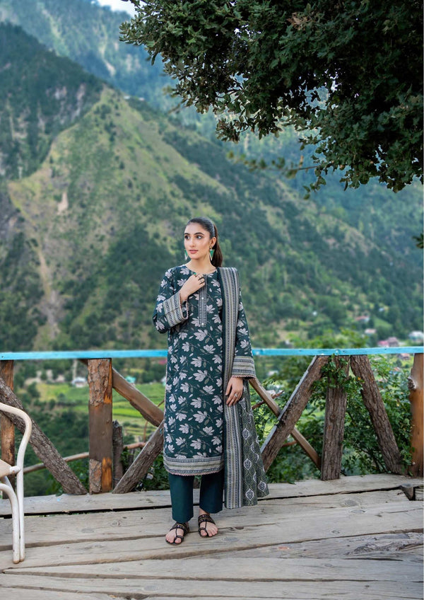 ZESH UNSTITCHED PRINTED 3PIECE KHADDAR