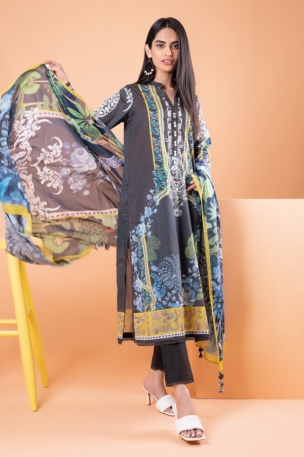 KHAADI UNSTITCHED 3PIECE LAWN