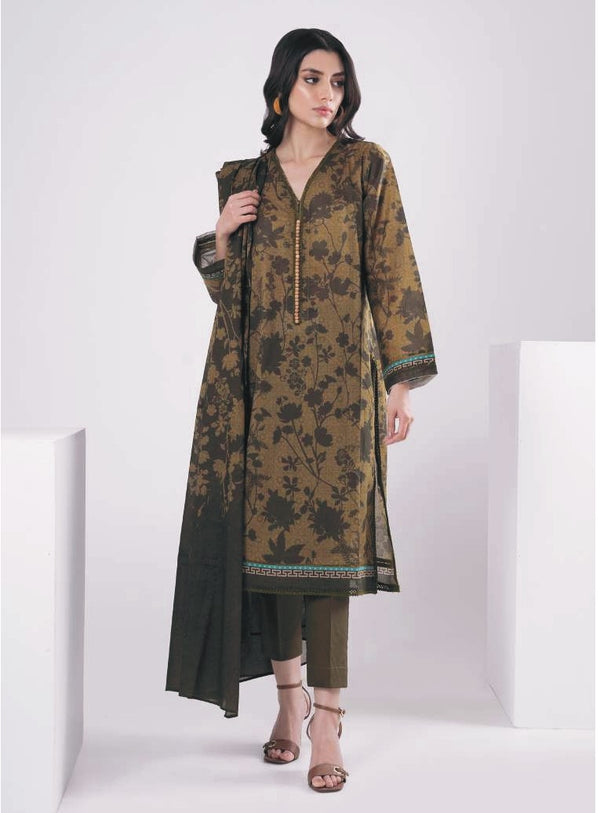 KHAADI UNSTITCHED 3PIECE LAWN